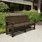 Highwood Usa 6ft Commercial Grade Garden Bench Outdoor Furniture for Patio, Yard and Garden CM-BENSQ62-ACE - alternate 2